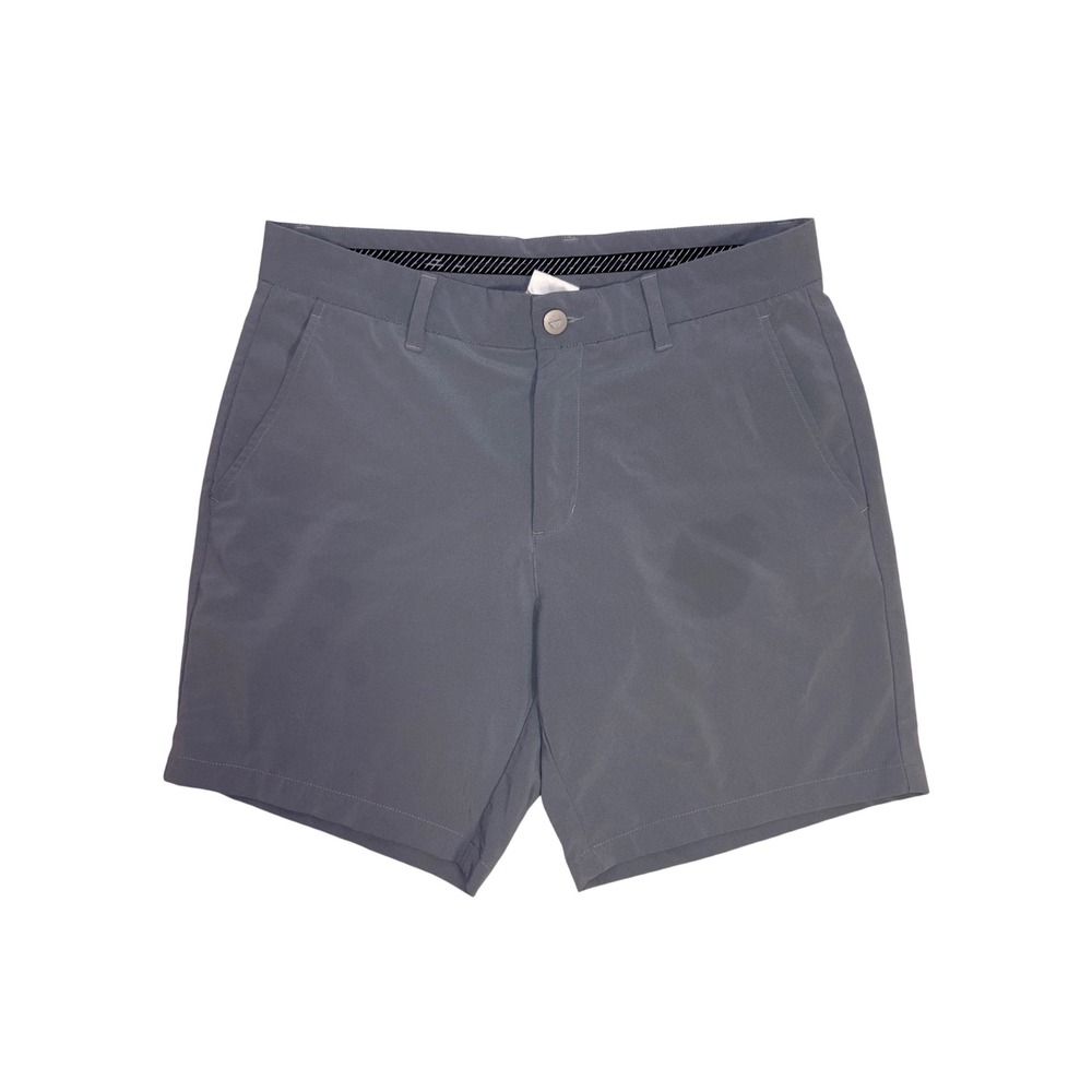 PRIMO Golf Shorts Mens 32 Grey Tech Performance Lightweight 7" Inseam Stretch